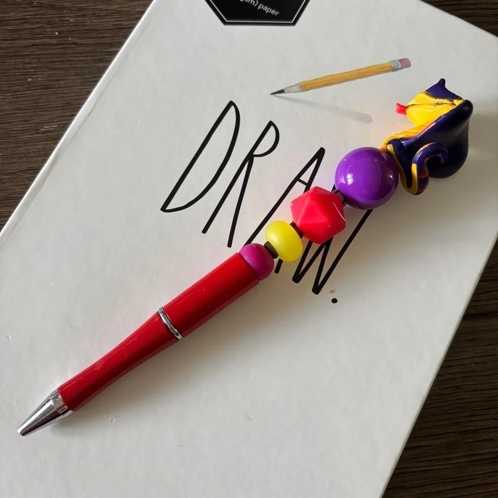 Disney Doorables: Aladdin: Jafar as Snake handmade beaded pen